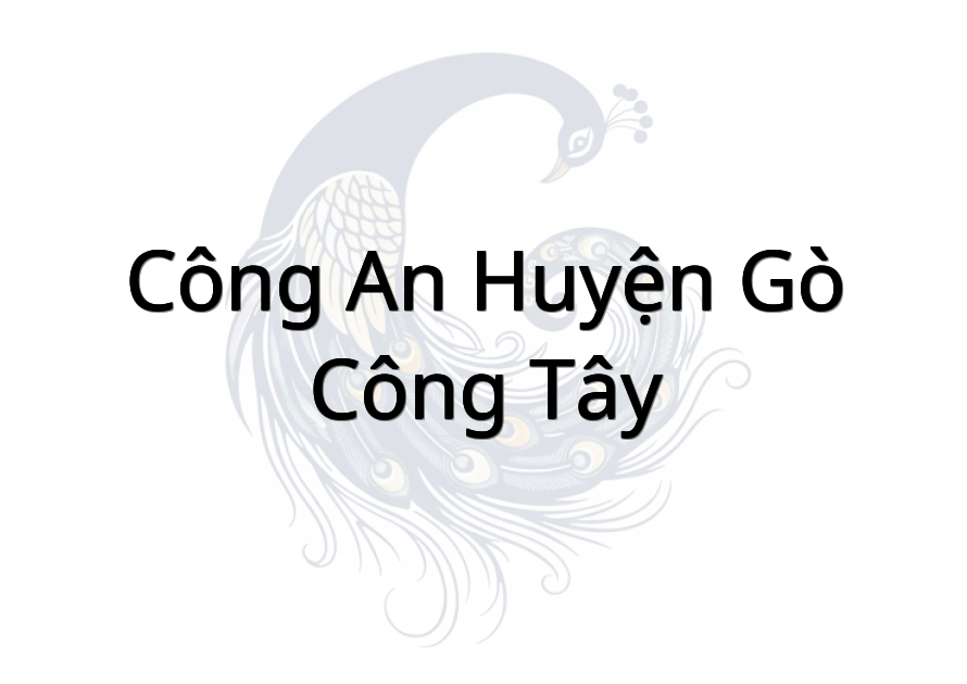 Công an Huyện Gò Công Tây