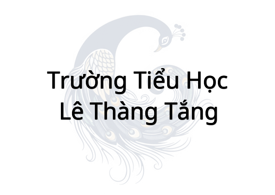 Trường tiểu học Lê Thàng Tắng