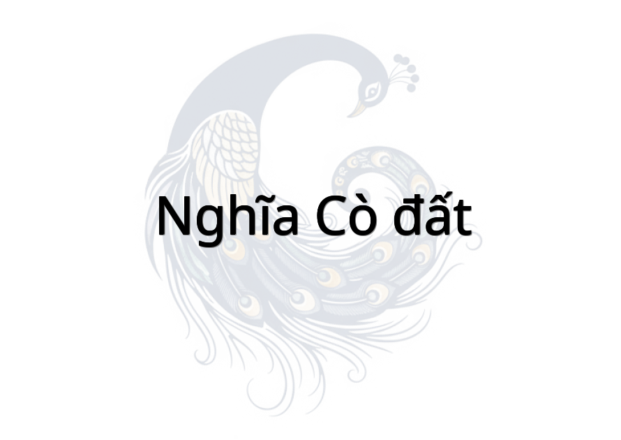 Nghĩa cò đất