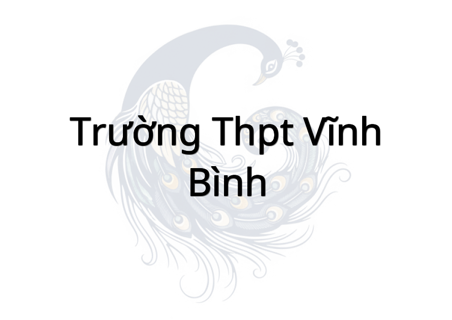 Trường THPT Vĩnh Bình