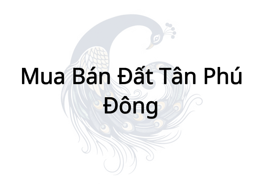Mua Bán Đất Tân Phú Đông