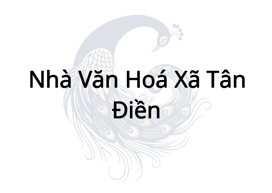 Nhà văn hoá xã Tân Điền