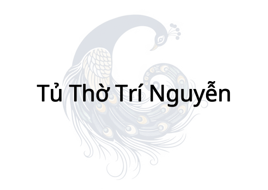 Tủ thờ trí Nguyễn