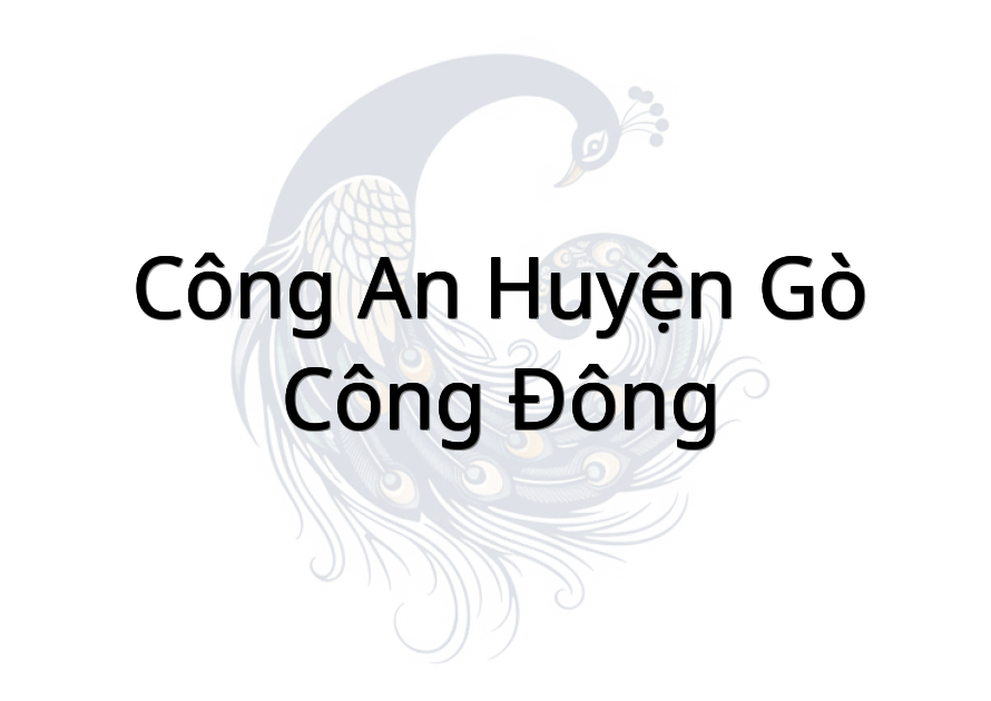 Công an huyện Gò Công Đông