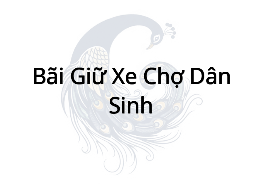 Bãi Giữ Xe Chợ Dân Sinh