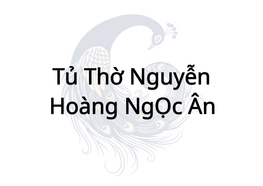 Tủ thờ Nguyễn Hoàng (NGỌC ÂN)