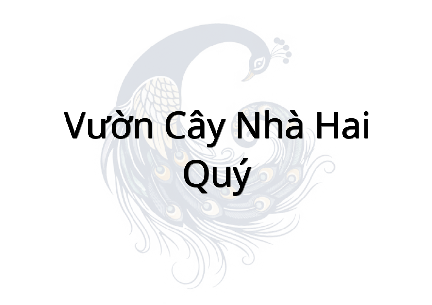 Vườn cây nhà Hai Quý