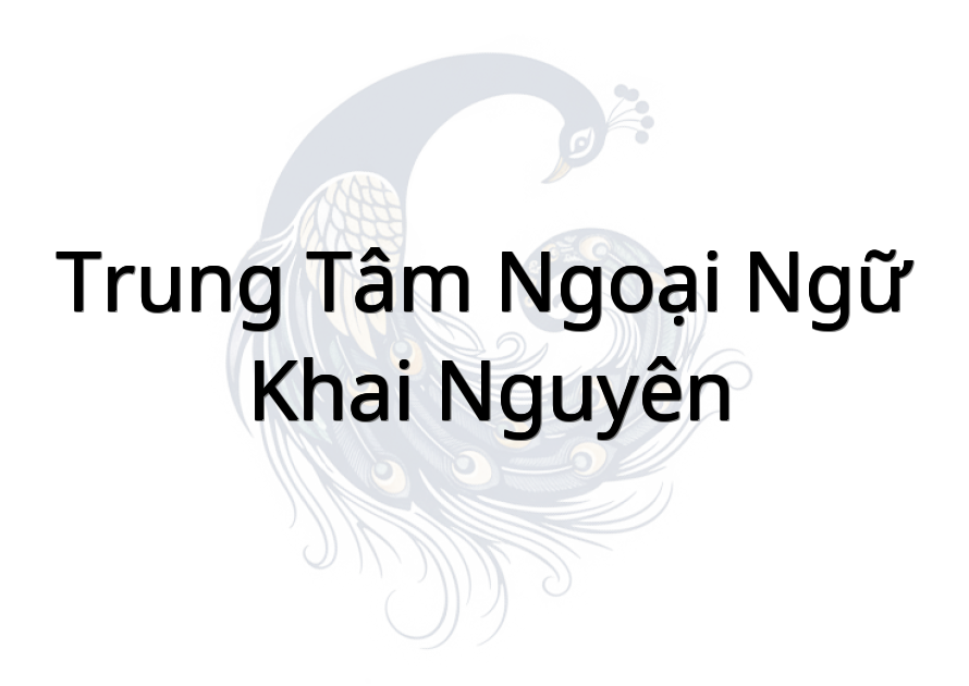 Trung Tâm Ngoại Ngữ Khai Nguyên