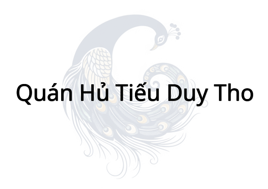 Quán Hủ Tiếu Duy Tho