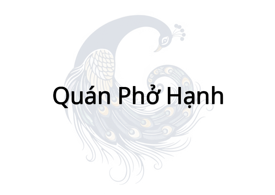 Quán phở Hạnh