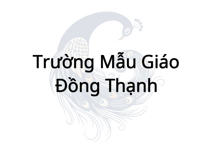 Trường Mẫu giáo Đồng Thạnh