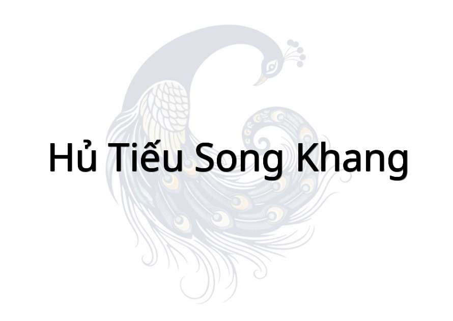 Hủ tiếu song khang