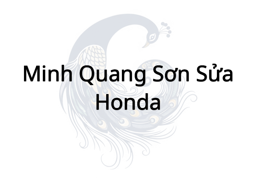 Minh Quang Sơn Sửa Honda