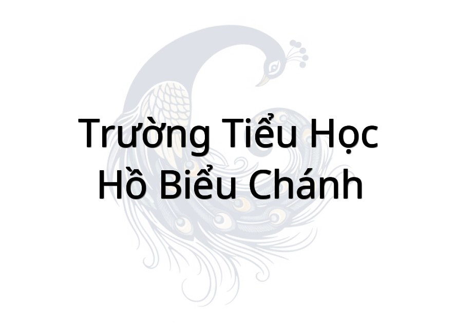 Trường Tiểu Học Hồ Biểu Chánh