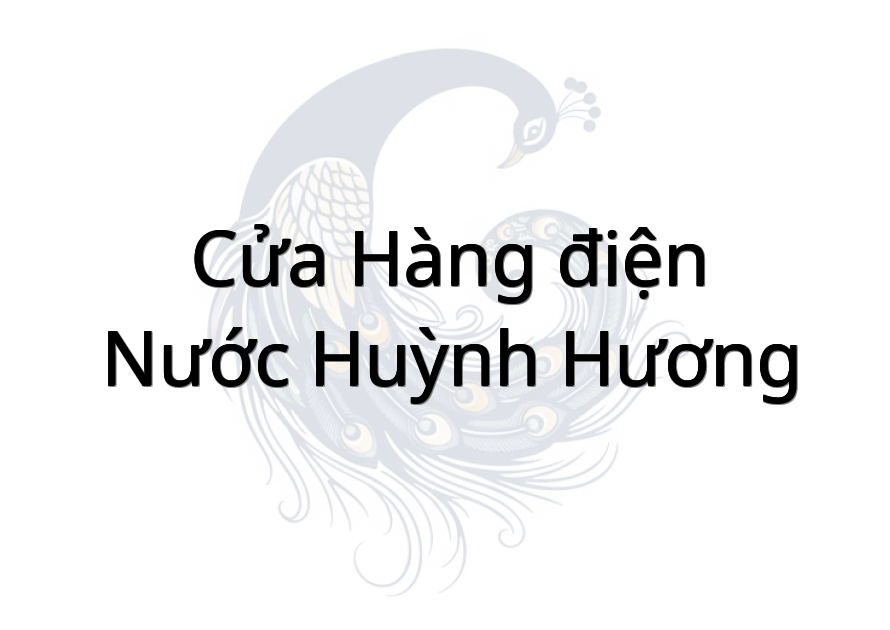 Cửa hàng điện nước Huỳnh Hương