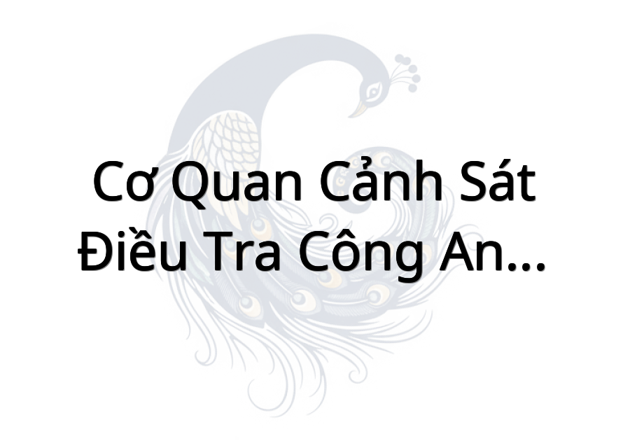 Cơ quan Cảnh Sát Điều Tra Công an thành phố Gò Công
