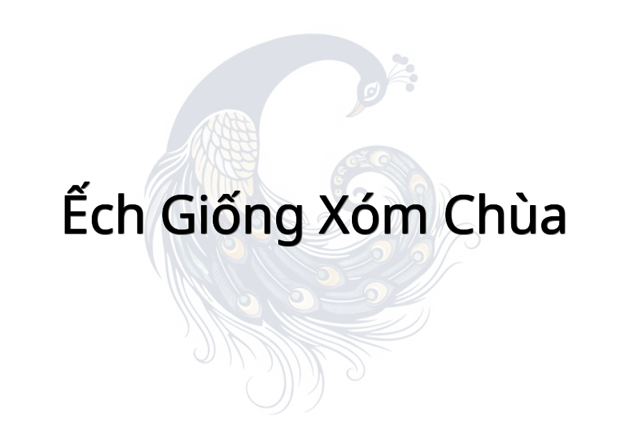 Ếch Giống Xóm Chùa
