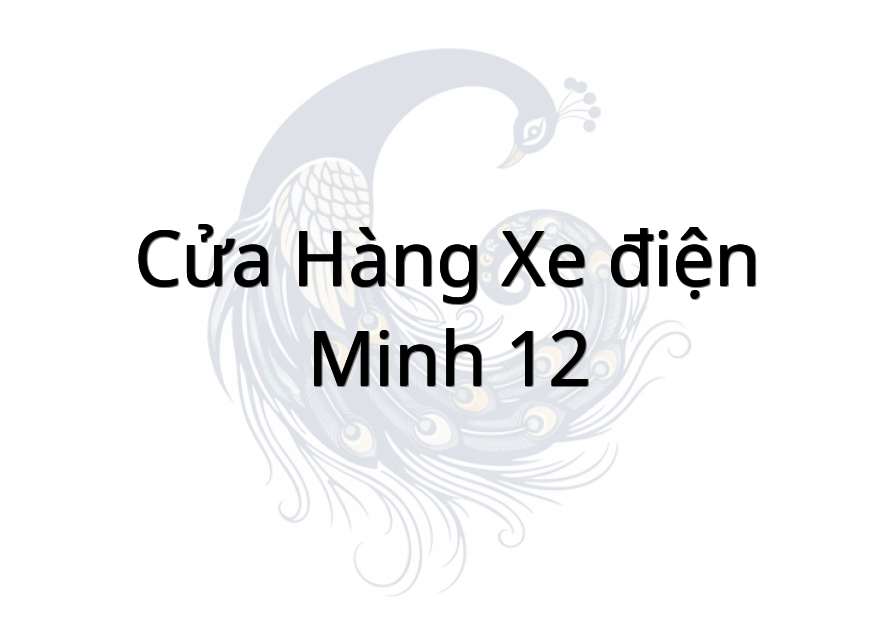 Cửa hàng xe điện Minh 12