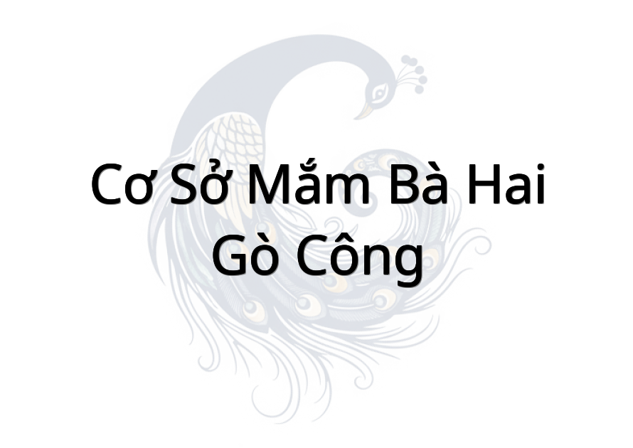 Cơ sở mắm Bà Hai Gò Công