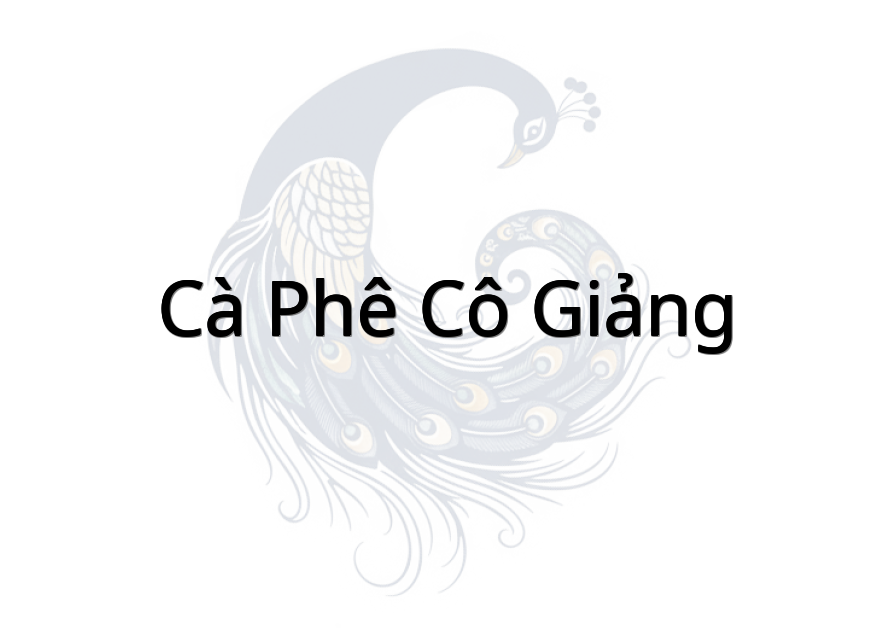 Cà Phê Cô Giảng