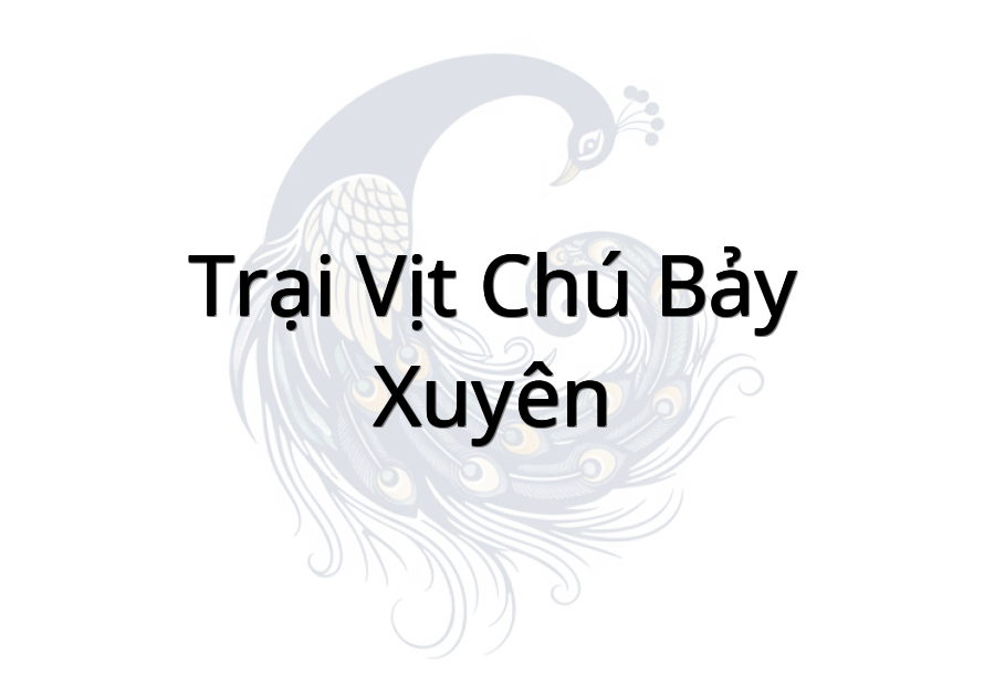 Trại vịt chú Bảy Xuyên
