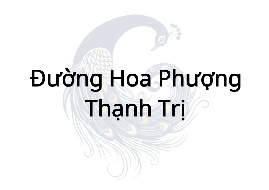 Đường hoa phượng Thạnh Trị