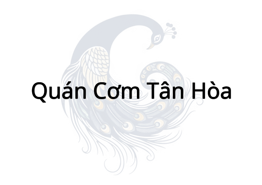 Quán cơm Tân Hòa