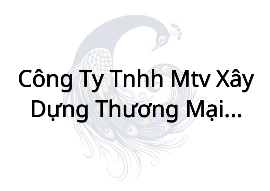 Công Ty TNHH MTV Xây Dựng Thương Mại Khang Thành Danh