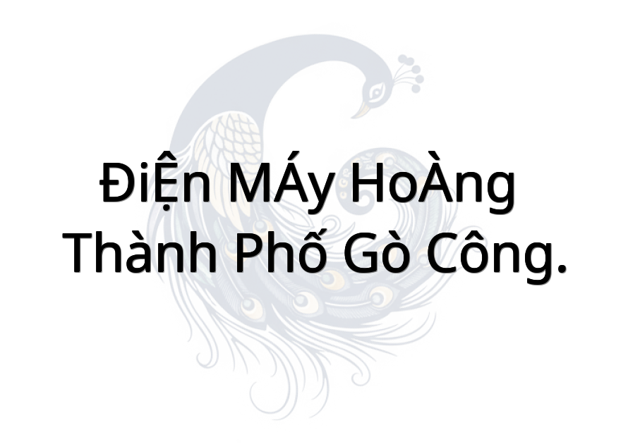 ĐIỆN MÁY HOÀNG ( Thành Phố Gò Công).
