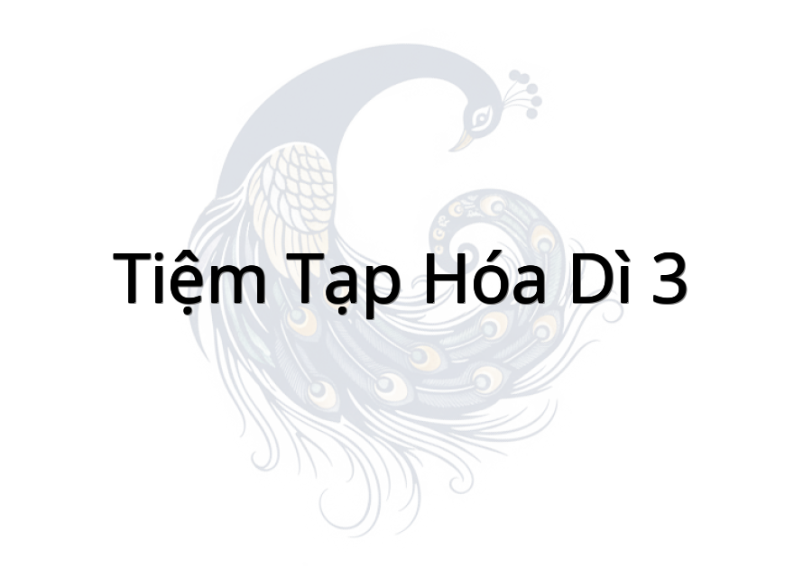 Tiệm tạp hóa dì 3