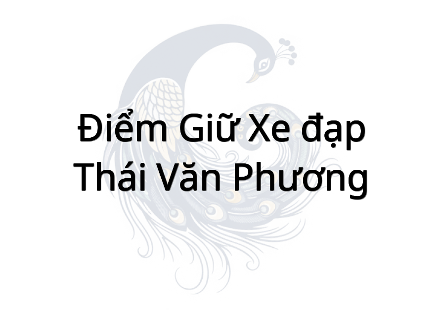 Điểm giữ xe đạp Thái Văn Phương