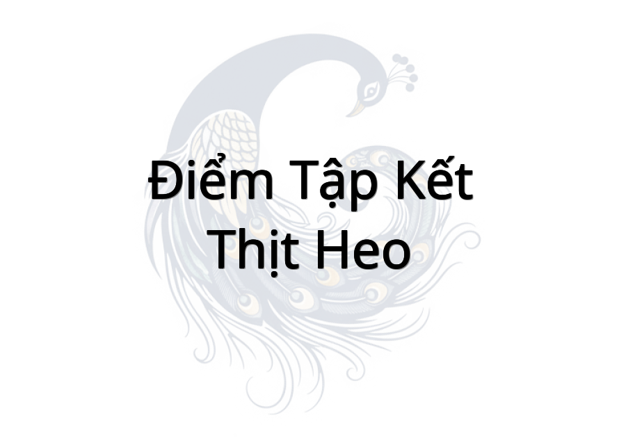 Điểm tập kết thịt heo
