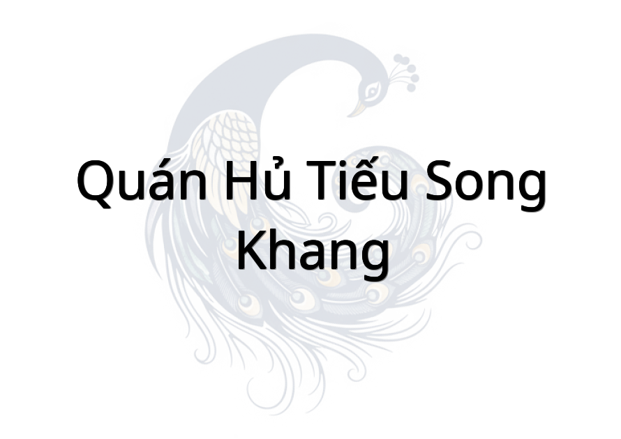 Quán hủ tiếu song khang