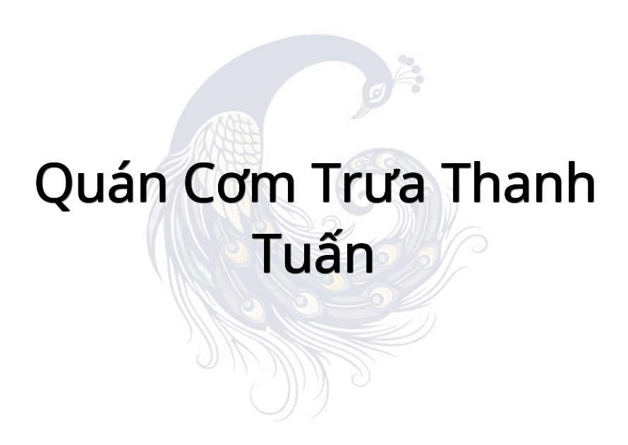Quán cơm trưa thanh tuấn