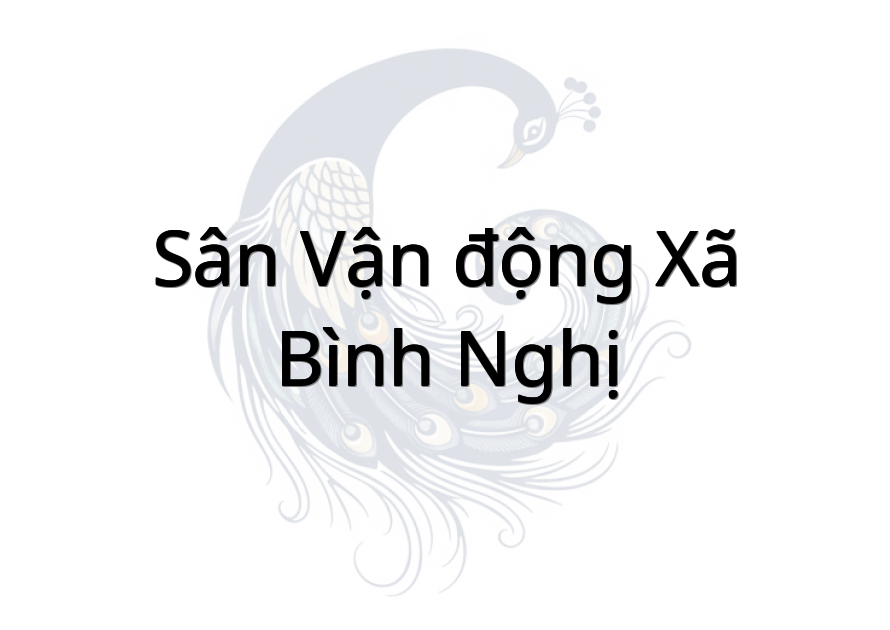 Sân vận động xã Bình Nghị
