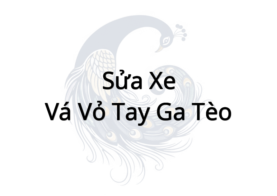 Sửa Xe - Vá Vỏ Tay Ga Tèo