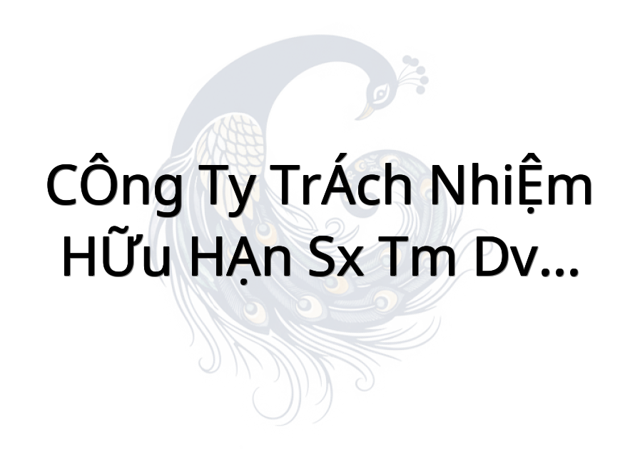 CÔNG TY TRÁCH NHIỆM HỮU HẠN SX TM DV LẠC THÔNG