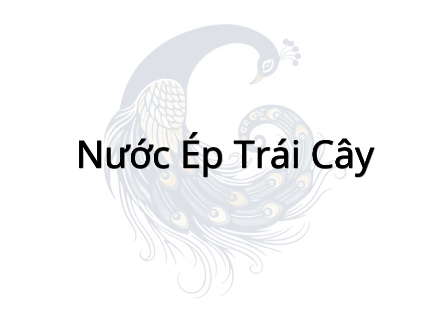 Nước Ép Trái Cây