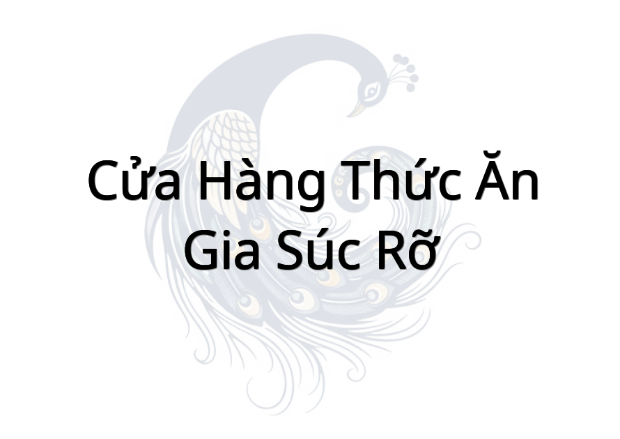 Cửa Hàng Thức Ăn Gia Súc Rỡ
