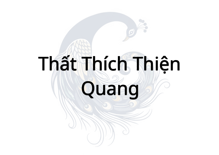 Thất Thích Thiện Quang