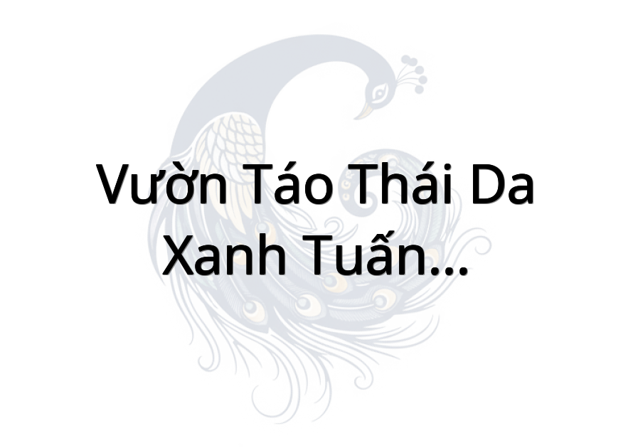 Vườn táo Thái da xanh Tuấn - Hà