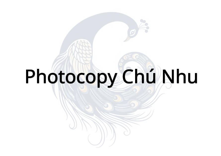Photocopy Chú Nhu