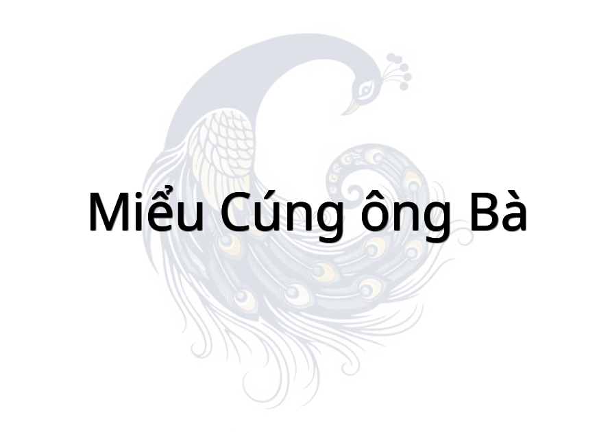 Miểu cúng ông bà
