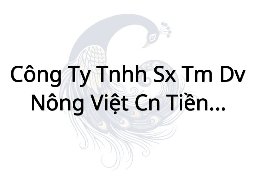 Công Ty TNHH SX TM DV Nông Việt CN Tiền Giang