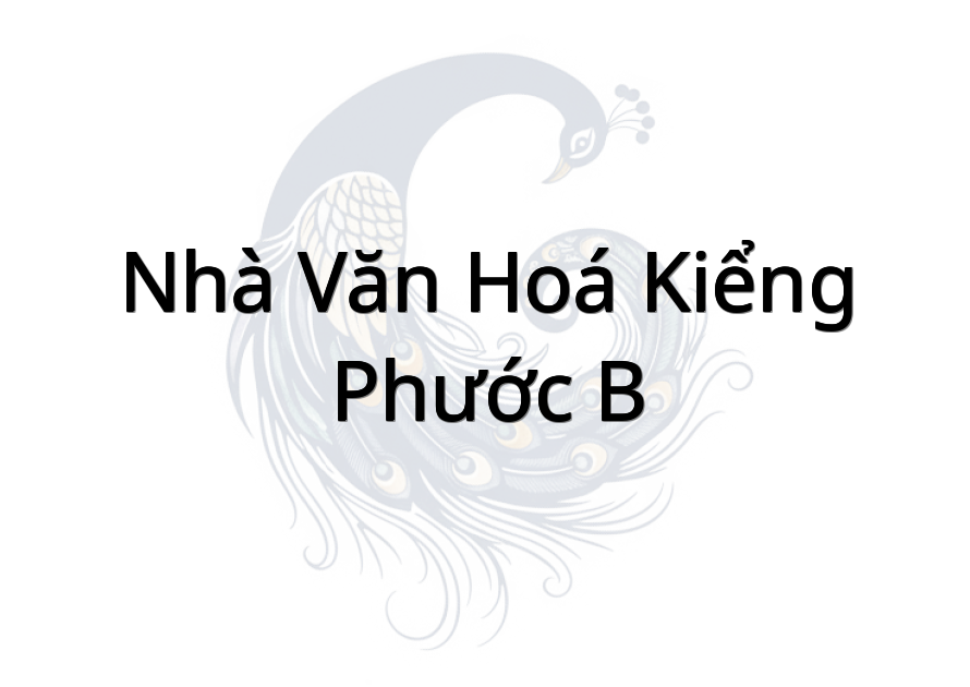 Nhà Văn Hoá Kiểng Phước B