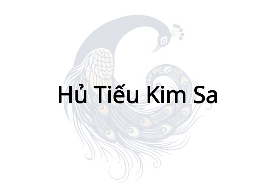 Hủ Tiếu Kim Sa
