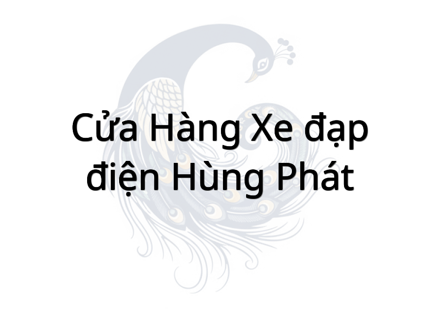 Cửa hàng xe đạp điện Hùng Phát