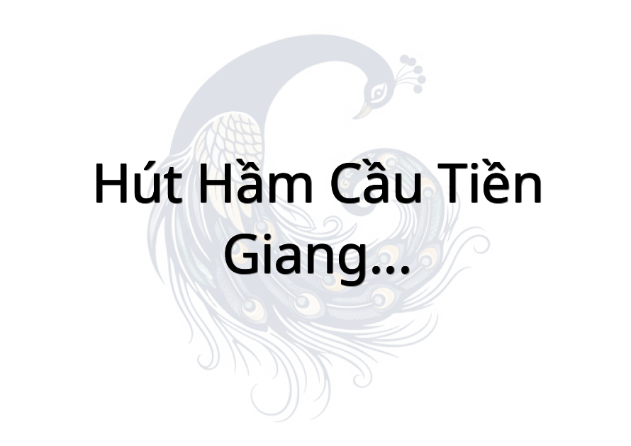 Hút hầm cầu Tiền Giang - dichvumoitruongxanh