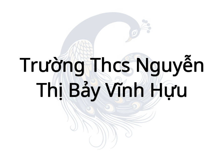 Trường THCS Nguyễn Thị Bảy (Vĩnh Hựu)