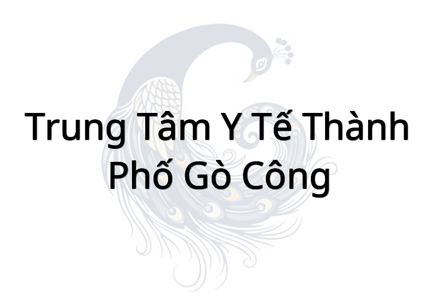 Trung tâm y tế Thành Phố Gò Công